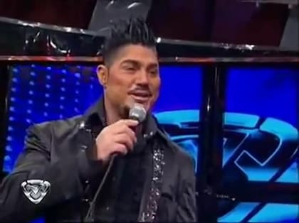 Ricardo Fort en el programa "Showmatch" conducido por Marcelo Tinelli