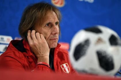 Ricardo Gareca, DT argentino de la selección de fútbol de Perú.