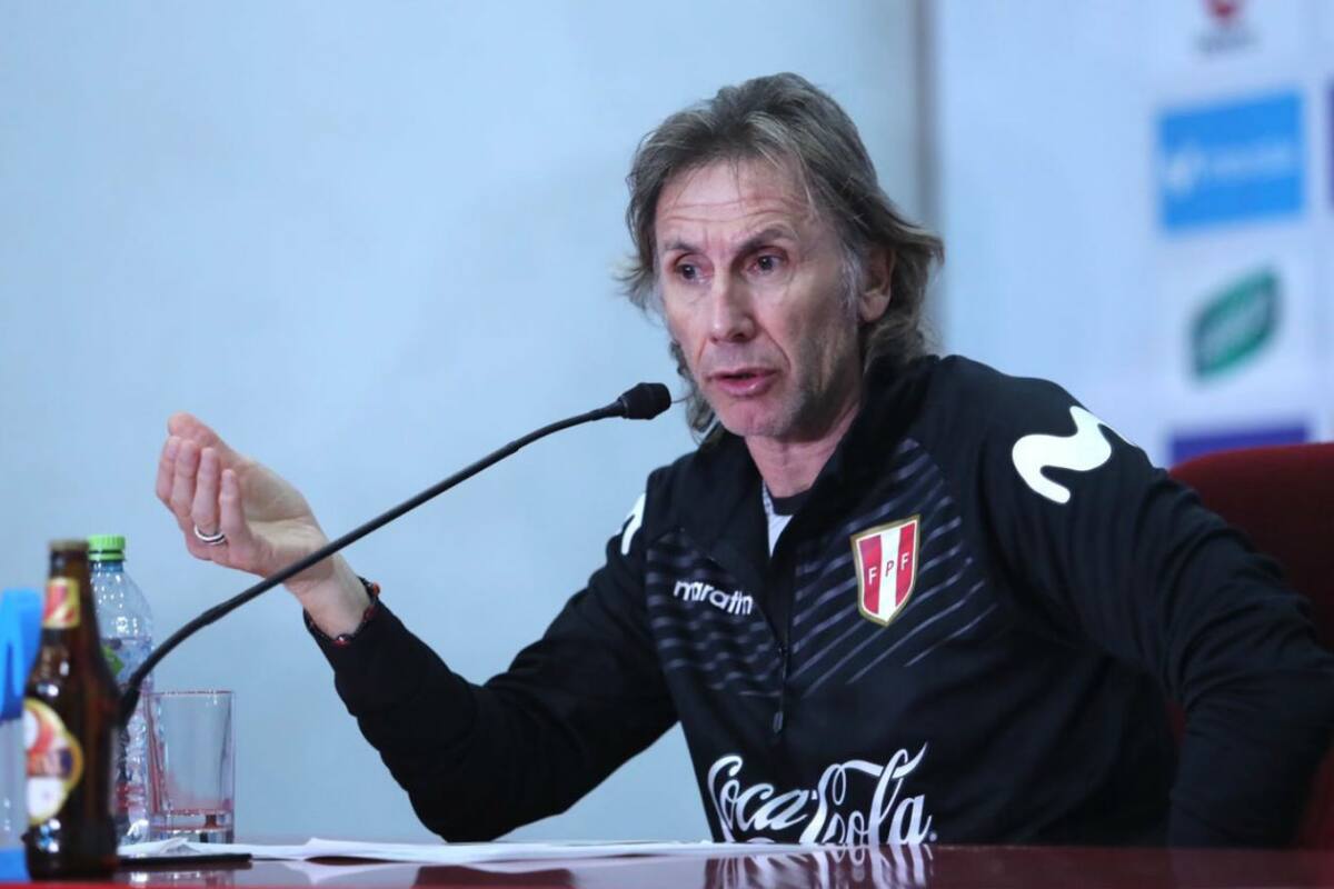 Ricardo Gareca, entrenador de la selección peruana