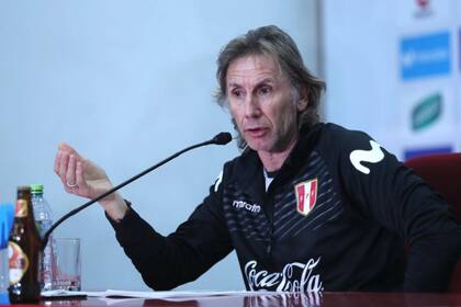 Ricardo Gareca, entrenador de la selección peruana