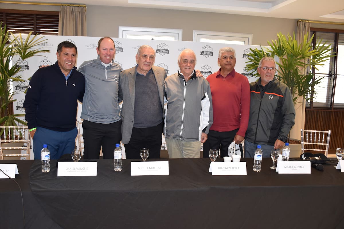 Ricardo González, Daniel Vancsik y Miguel Guzmán, en el Abierto de Termas de Río Hondo