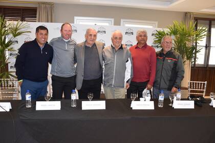 Ricardo González, Daniel Vancsik y Miguel Guzmán, en el Abierto de Termas de Río Hondo