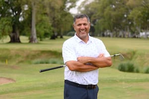 Ricardo González, en el último Abierto del Litoral, en Rosario, que se disputó en diciembre pasado