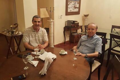 Ricardo Guerra y Carlos Menem