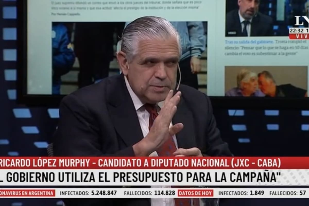 Ricardo López Murphy, en LN+ (foto de archivo)