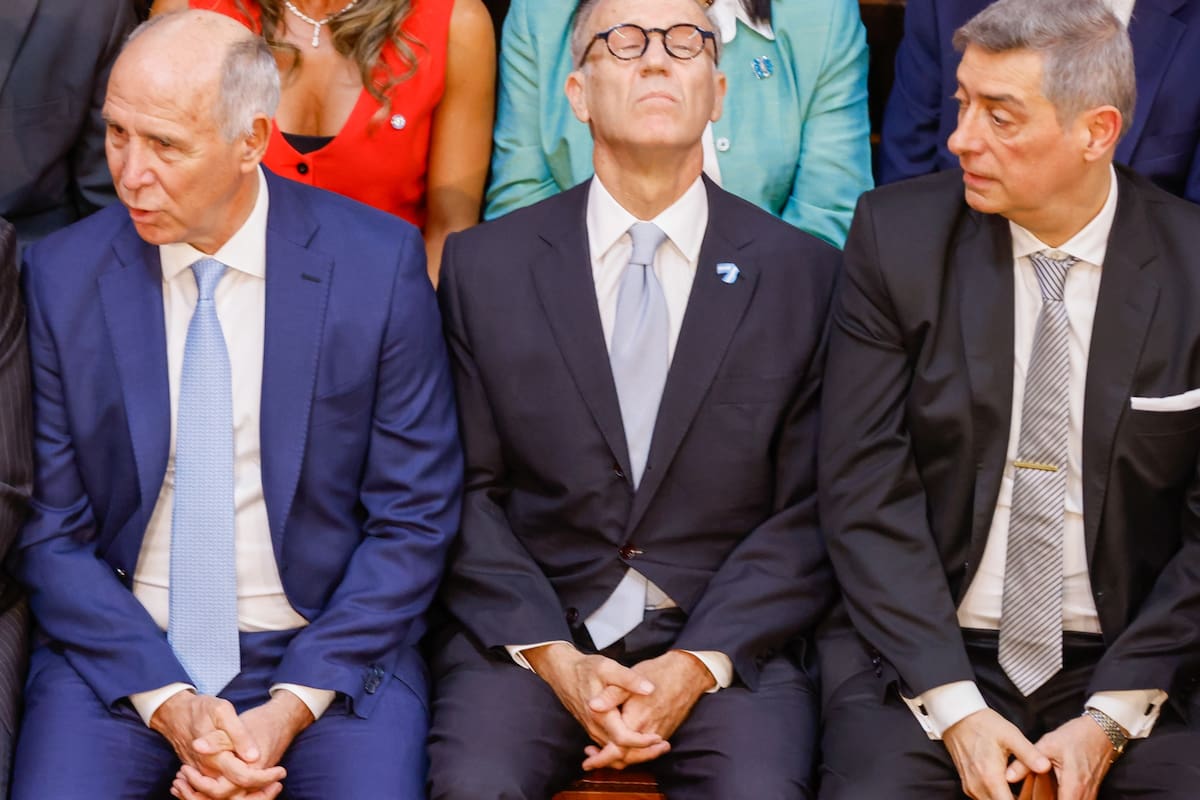 Ricardo Lorenzetti, Carlos Rosenkrantz y Horacio Rosatti, los tres integrantes de la Corte Suprema
