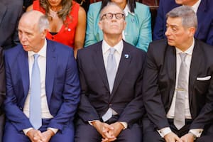 Ricardo Lorenzetti, Carlos Rosenkrantz y Horacio Rosatti, los tres integrantes de la Corte Suprema
