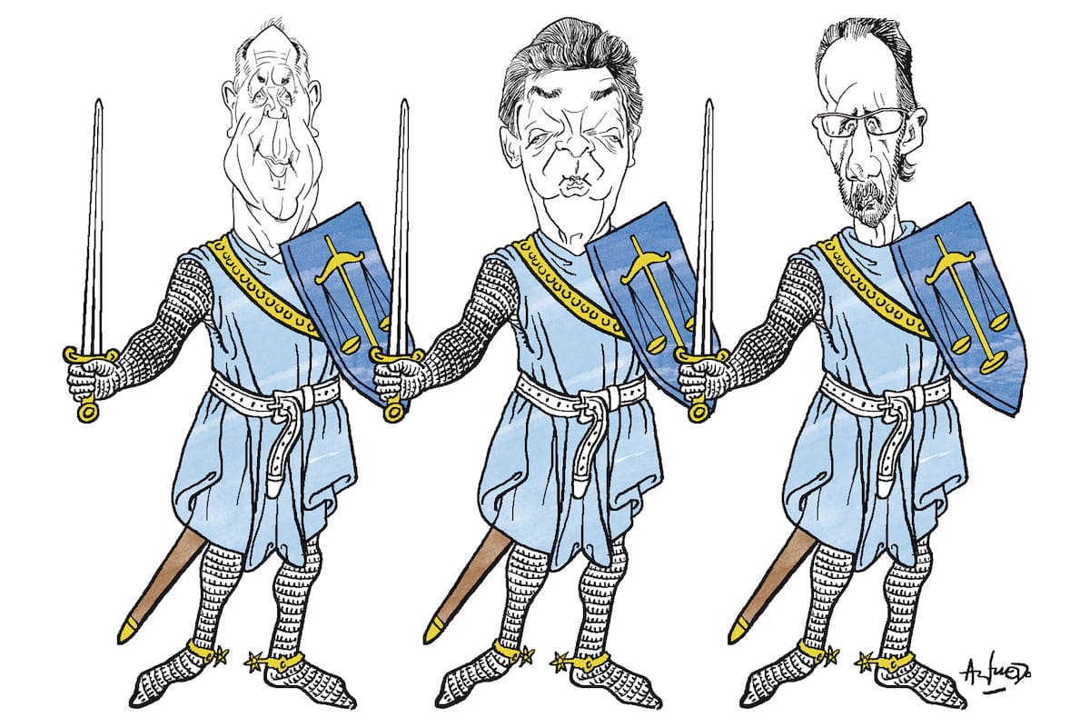 Ricardo Lorenzetti, Horacio Rosatti y Carlos Rosenkrantz