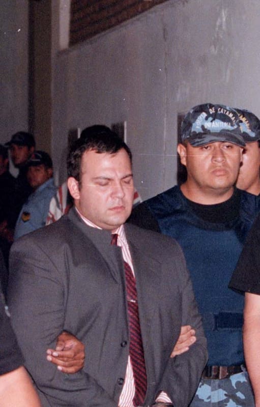 Guillermo Luque, tras ser condenado como asesino de María Soledad Morales