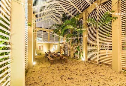 Ricardo Montaner tiene en su propiedad un patio de invierno que usa como espacio de inspiración, según contó