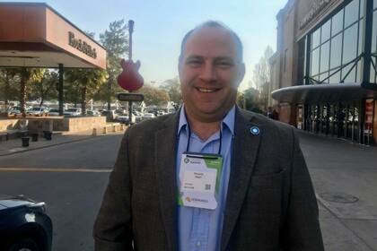 Ricardo Negri, presidente del Senasa, en el congreso de Aapresid