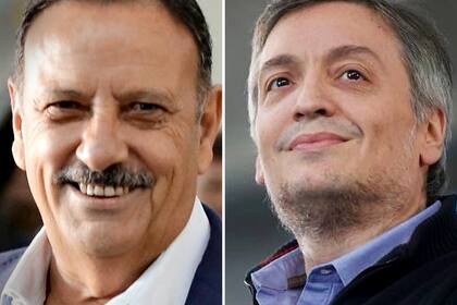 Ricardo Quintela y Máximo Kirchner