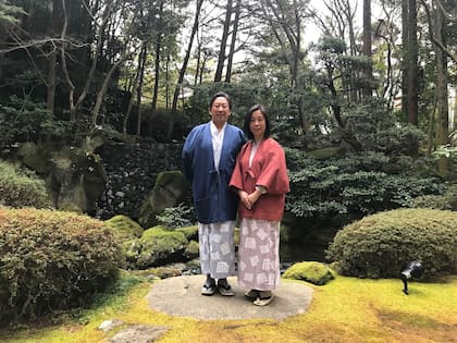 Ricardo y Yasuko.