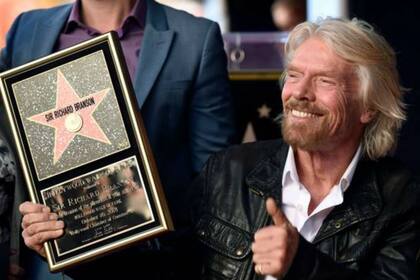 Richard Branson ha sido honrado con una estrella en el Paseo de la Fama de Hollywood.