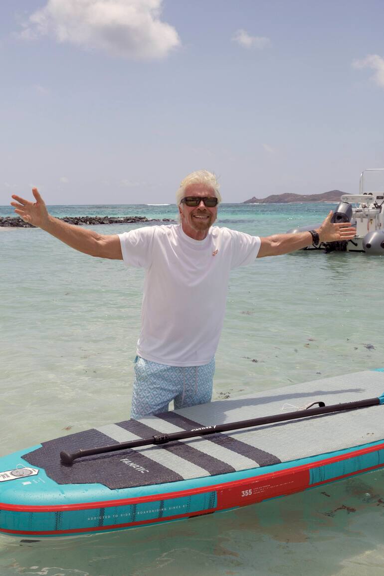Richard Branson tiene su domicilio en Necker Island