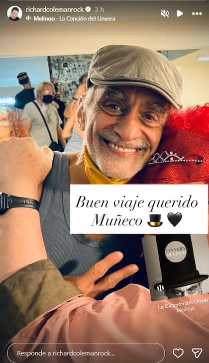 Richard Coleman despidió a su amigo (Foto: Instagram/@richardcolemanrock)