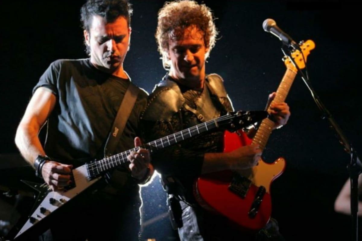 Richard Coleman y Gustavo Cerati