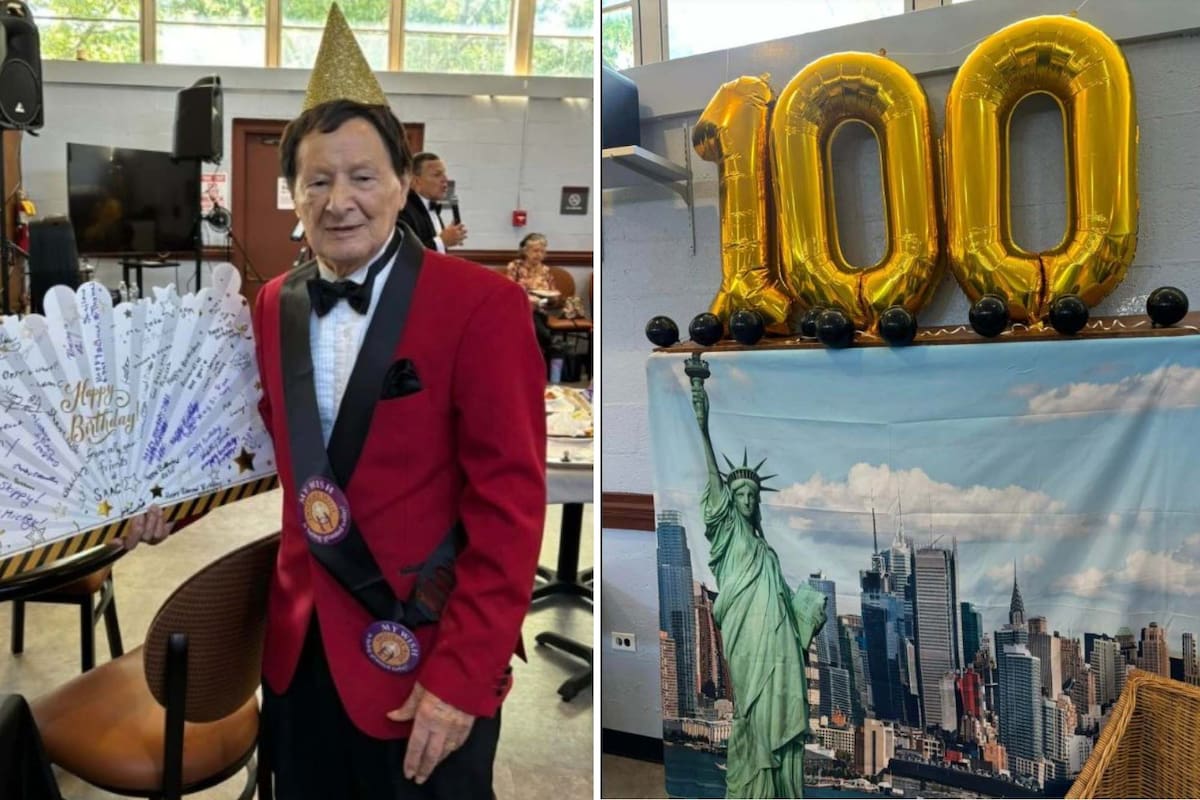 Richard Fida y el festejo de sus cien años