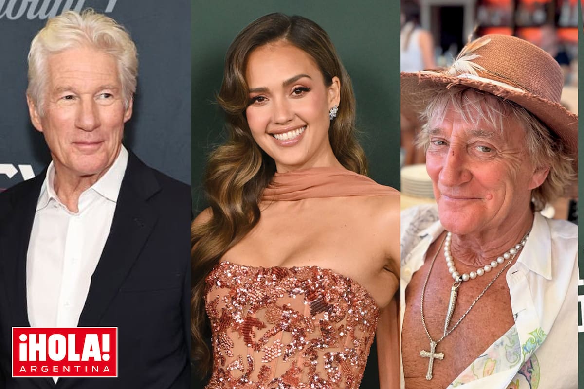 Richard Gere, Jessica Alba y Rod Stewart, protagonistas de esta semana.