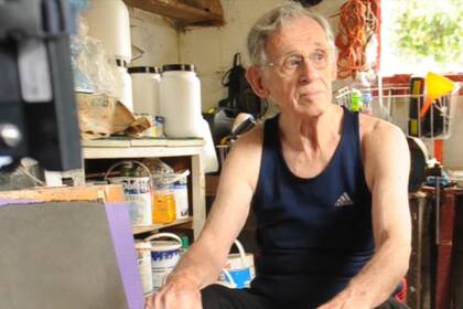 Richard Morgan, de 93 años, compite en el Campeonato del Mundo de Remo