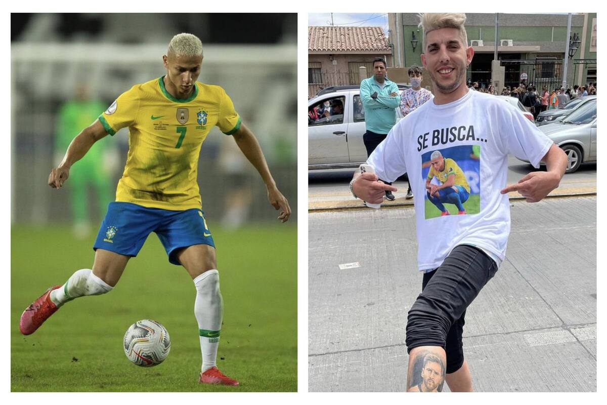 Richarlison se divirtió con las burlas argentinas