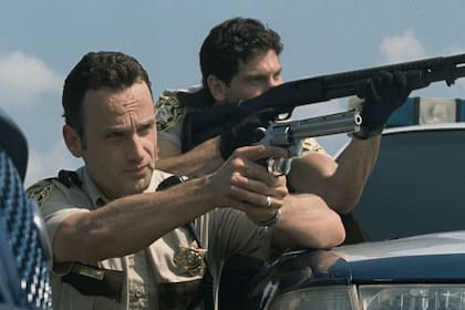 Rick y Shane en una de las escenas iniciales de la serie.