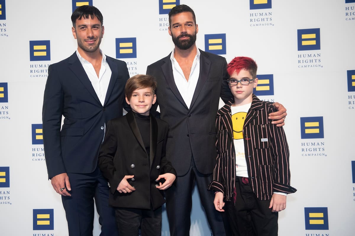 Ricky Martin, en familia: el artista dijo presente en un especial evento realizado en Washinton y asistió junto con su marido y sus dos hijos