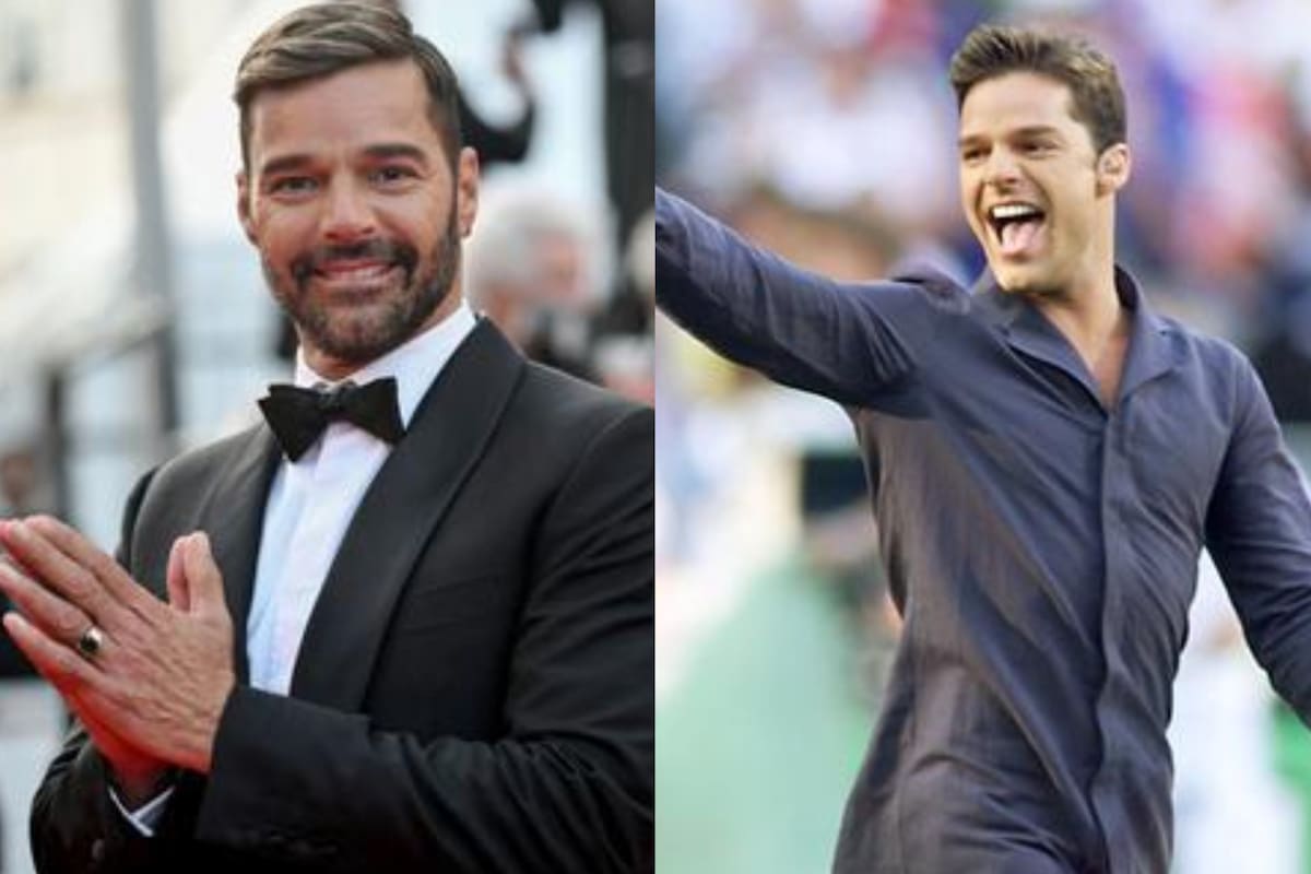Ricky Martin fue parte del show para el Mundial Francia 1998 (Fotos: AFP)