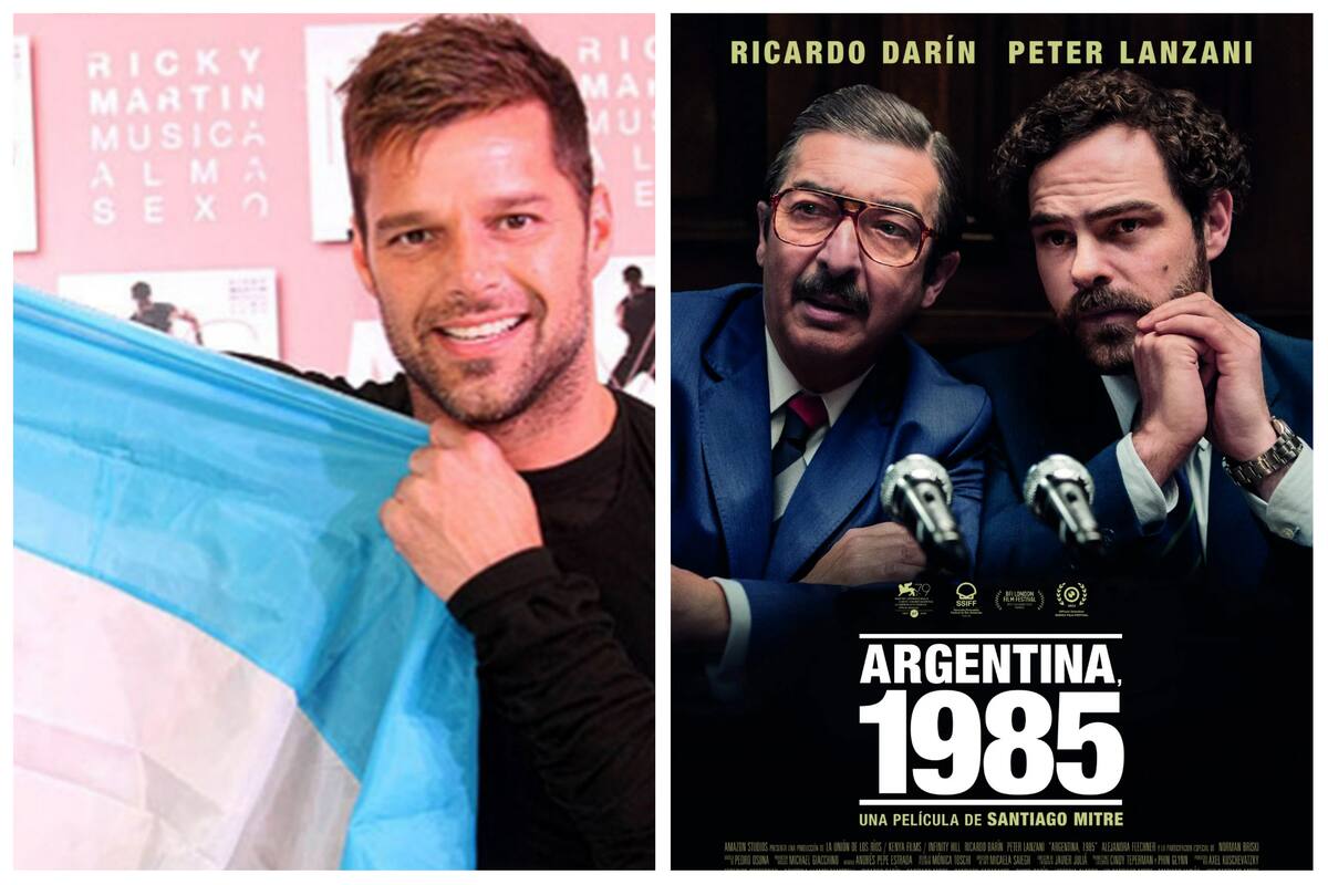 Ricky Martín halagó Argentina 1985 a través de sus redes y recibió una sentida respuesta de Axel Kuschevatzky