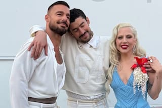 Ricky Martin compartió el detrás de escena junto a Bad Bunny y Lady Gaga tras su show
