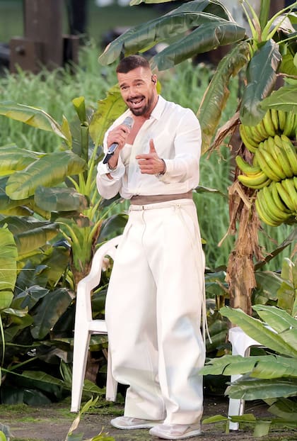 Ricky Martin, otro embajador puertorriqueño de la música a nivel global, se sumó al espectáculo