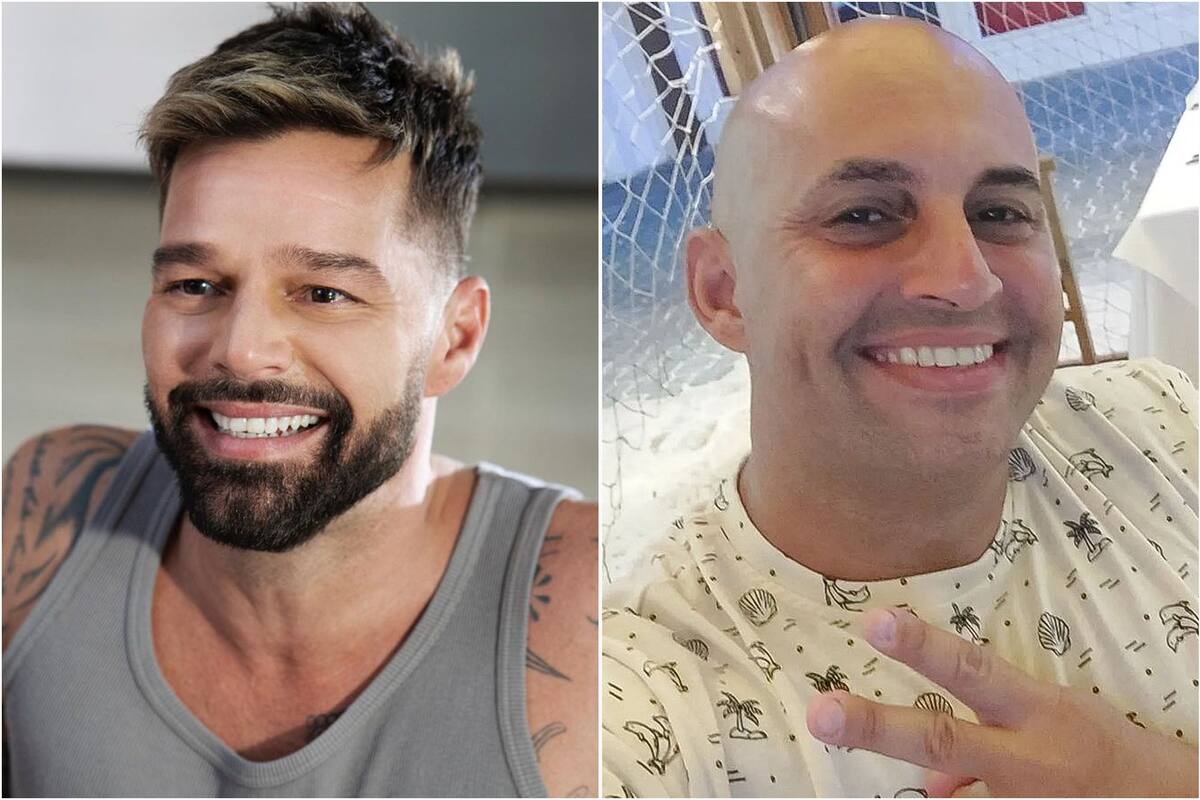 Ricky Martin y su hermano Eric, quien salió en su defensa
