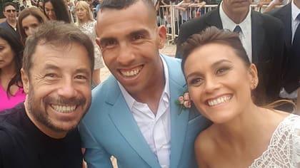 Ricky Sarkany fue uno de los invitados a la boda