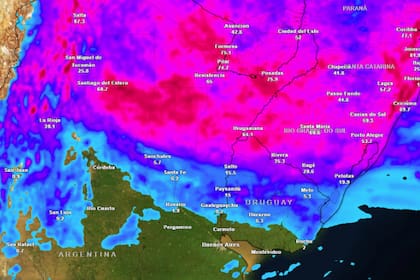 Rige el alerta amarilla en varios puntos de la Argentina