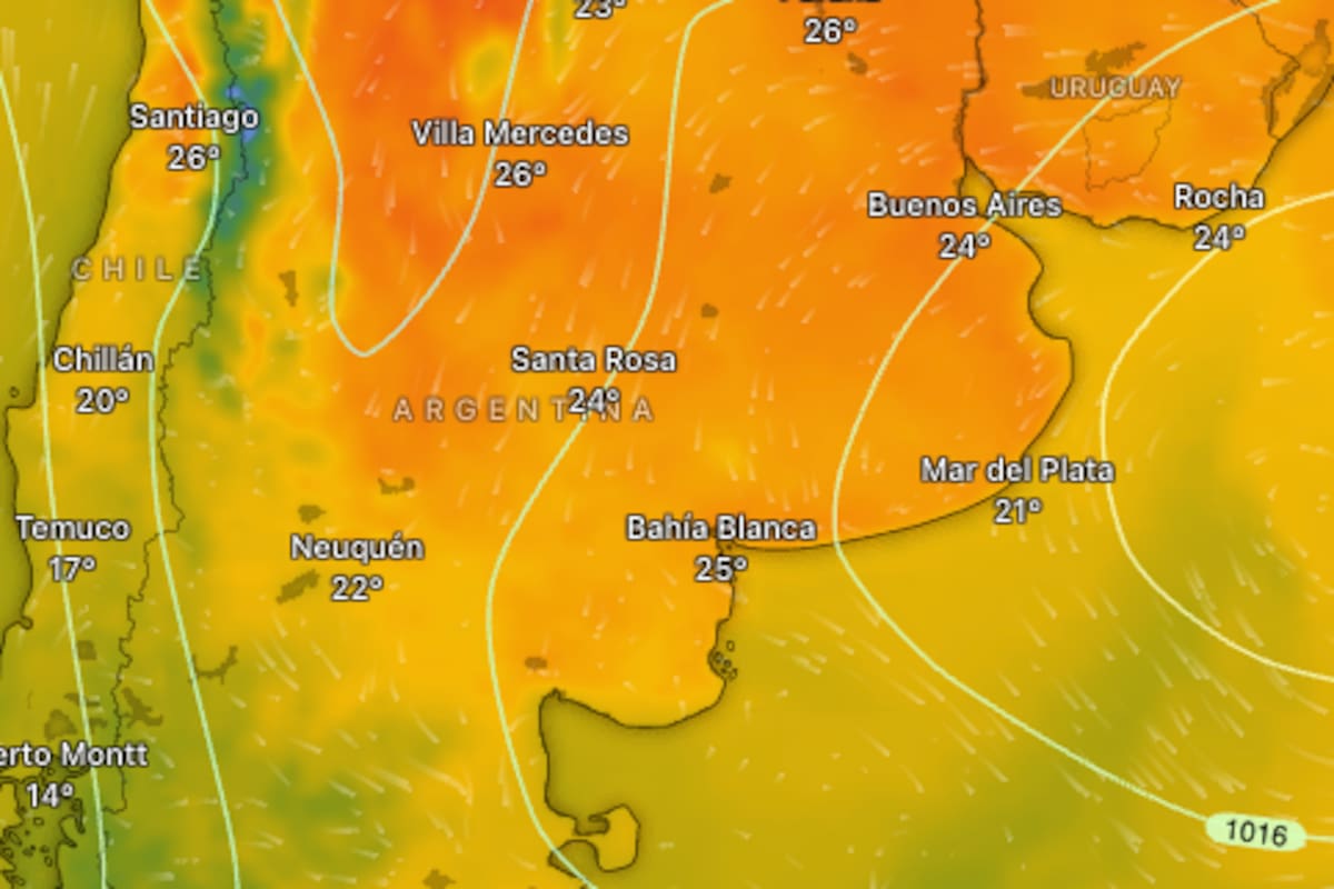 Rige una alerta por tormentas para este jueves.