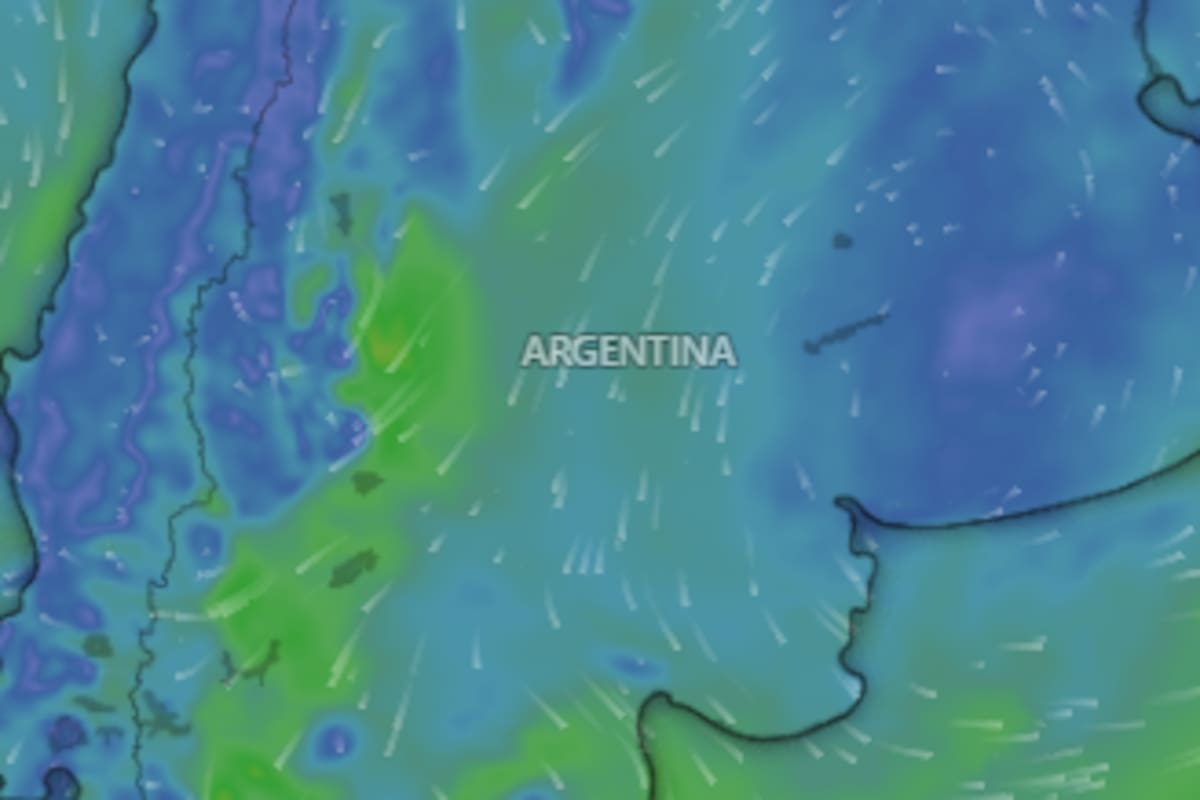 Rige una alerta por vientos en dos provincias argentinas