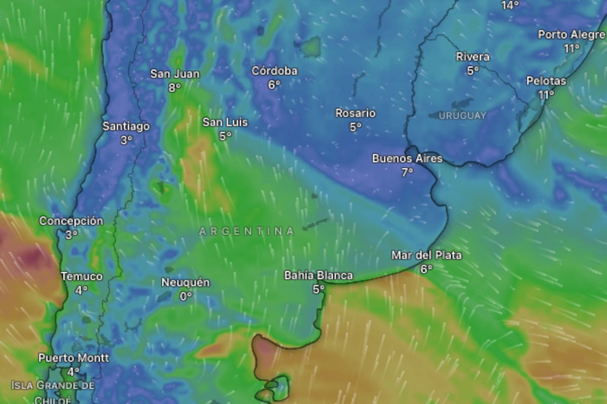 Hay alerta amarilla por frío extremo en 12 provincias para hoy, miércoles 1 de julio - Image 2