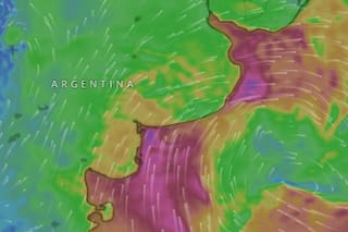 Rige una alerta amarilla por vientos fuertes en Buenos Aires y baja la temperatura en el AMBA