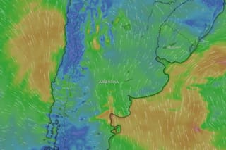 Rige una alerta amarilla por frío extremo y vientos fuertes para este domingo