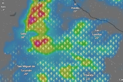 Rigen alertas por tormentas en 12 provincias argentinas