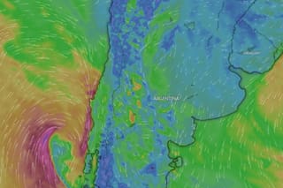 Hay alerta naranja y amarilla por tormentas, lluvias, nevadas y vientos para este domingo
