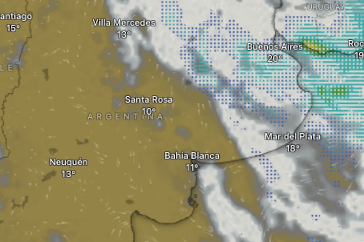 Rigen alertas por tormentas, lluvias y viento en distintas provincias.