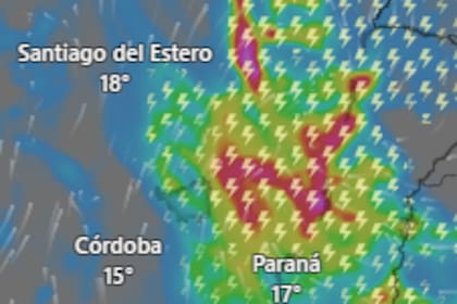 Rigen alertas por tormentas y lluvias en 12 provincias argentinas