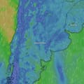 Emiten una alerta amarilla por tormentas y nevadas para este lunes
