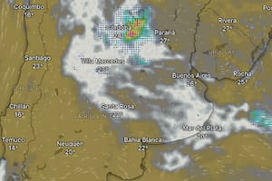 Rigen alertas por tormentas y vientos en 10 provincias.