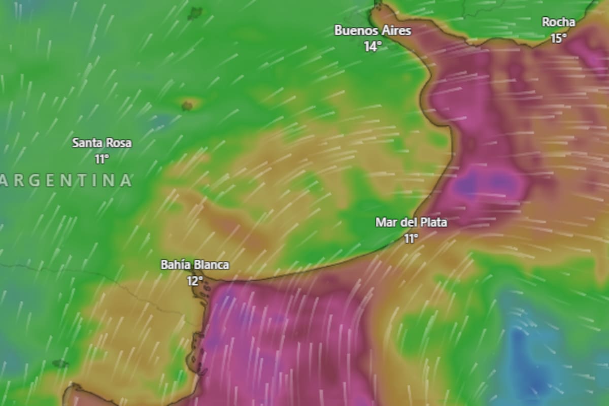 Rigen alertas por vientos, tormentas y lluvias en diferentes provincias argentinas