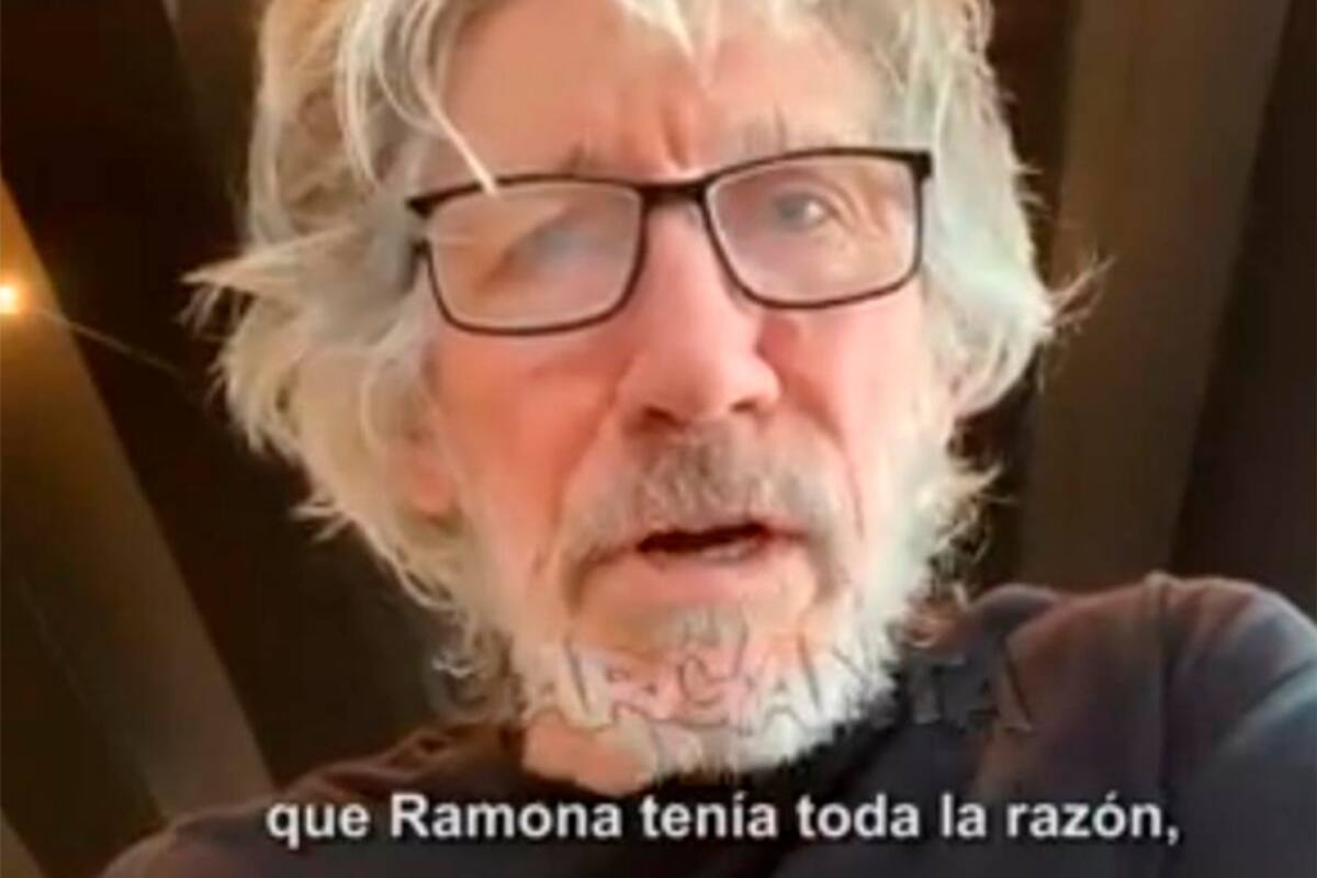 Riger Waters aseguró que la referente del Barrio 31, Teresa Medina "tenía razón" al reclamar por la falta de agua potable