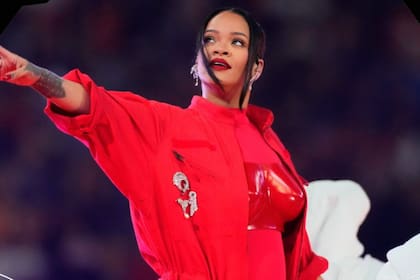 Rihanna reveló su segundo embarazo durante la actuación que brindó en el entretiempo del Super Bowl, el pasado domingo, en EE.UU.