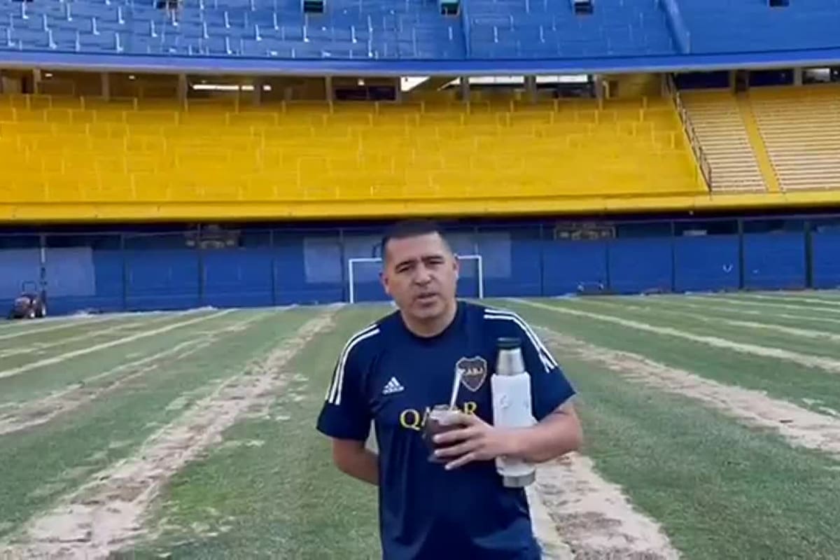 Riquelme admitió que la cancha de Boca no está en condiciones ideales