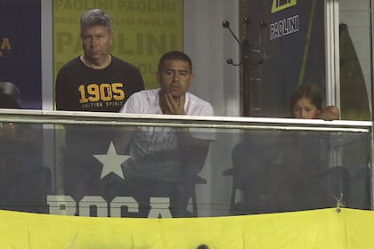 Riquelme en el palco